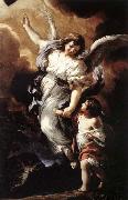 Pietro da Cortona The Guardian Angel oil painting artist